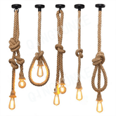 Polideia compre melhor Luminária de Teto com Corda luminaria vintage barato